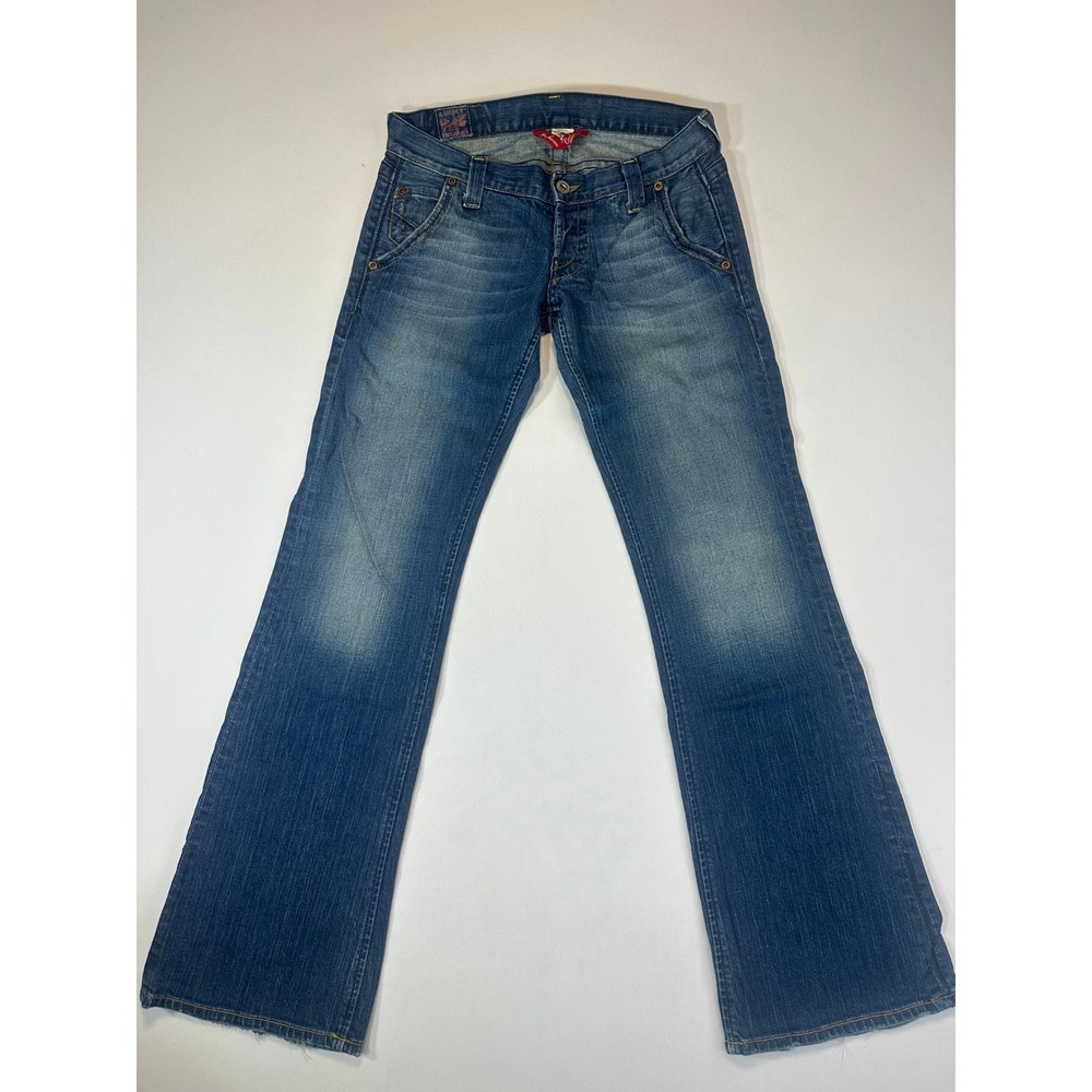 VTG Lucky Brand Lil Maggie Low Rise Bootcut Jeans Medium Wash Blue Denim Size 30